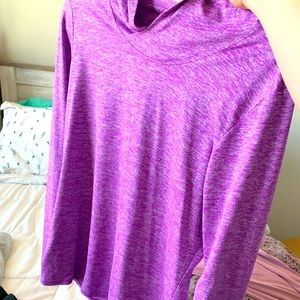 Nike dri-fit hooded lightweight workout sweater